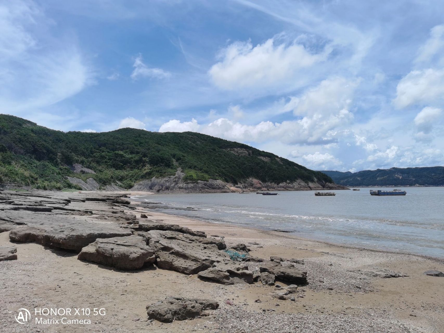 踩点台州三门牛尾塘沙滩 三门大力开发的沙滩加紧建设中,外地的朋友来