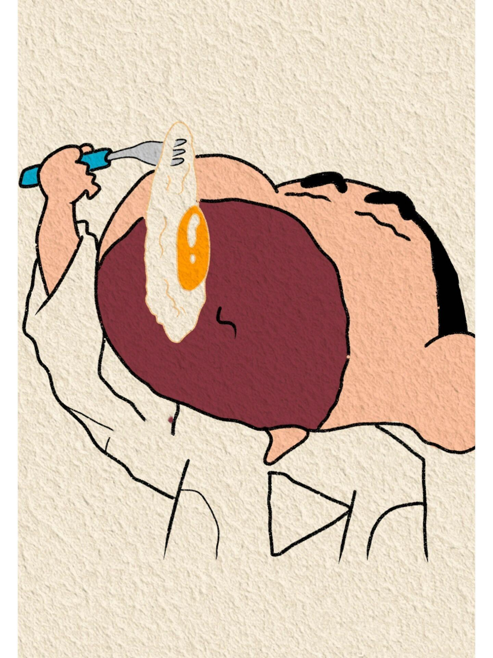 每天都要补充蛋白质哦-蜡笔小新简笔画 超级喜欢蜡笔小新的这个睡衣