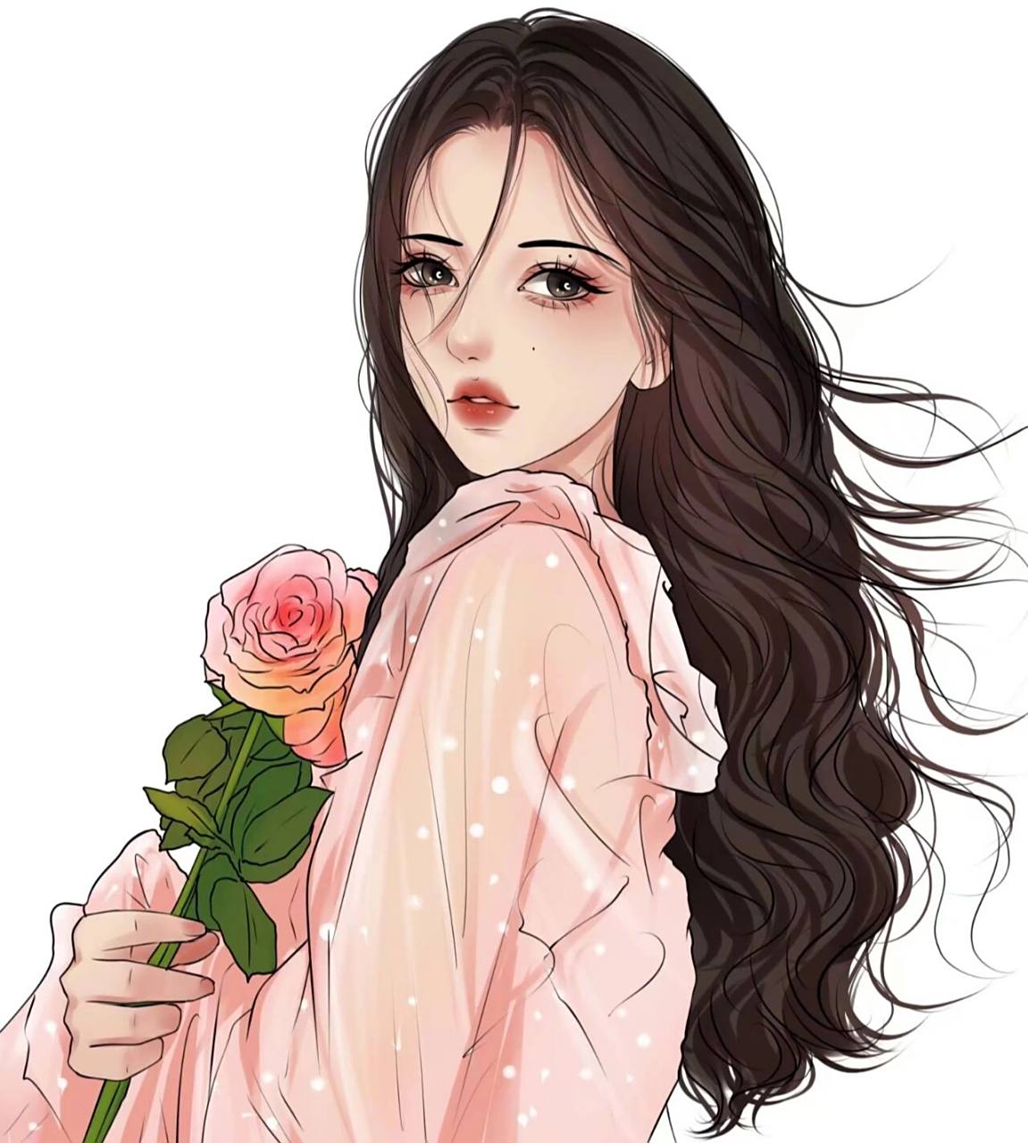 手绘画一个自信好看时尚的女生动漫头像 日常画画分享  分享一组自信