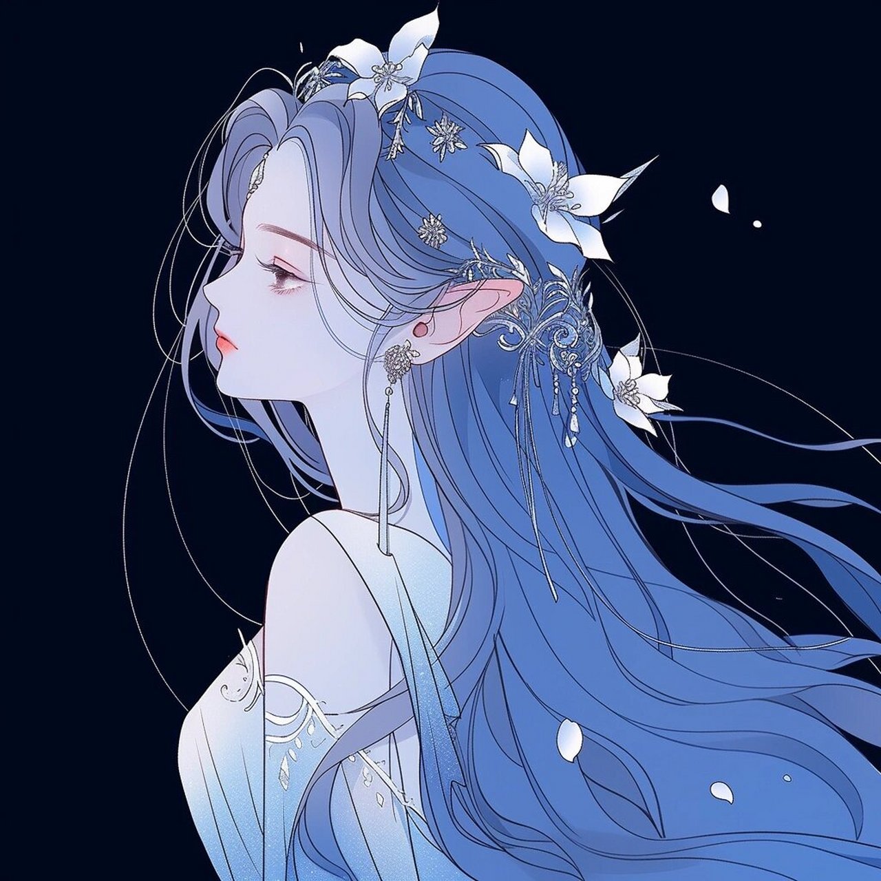 花妖|二次元动漫女头|女生头像|闺蜜头像