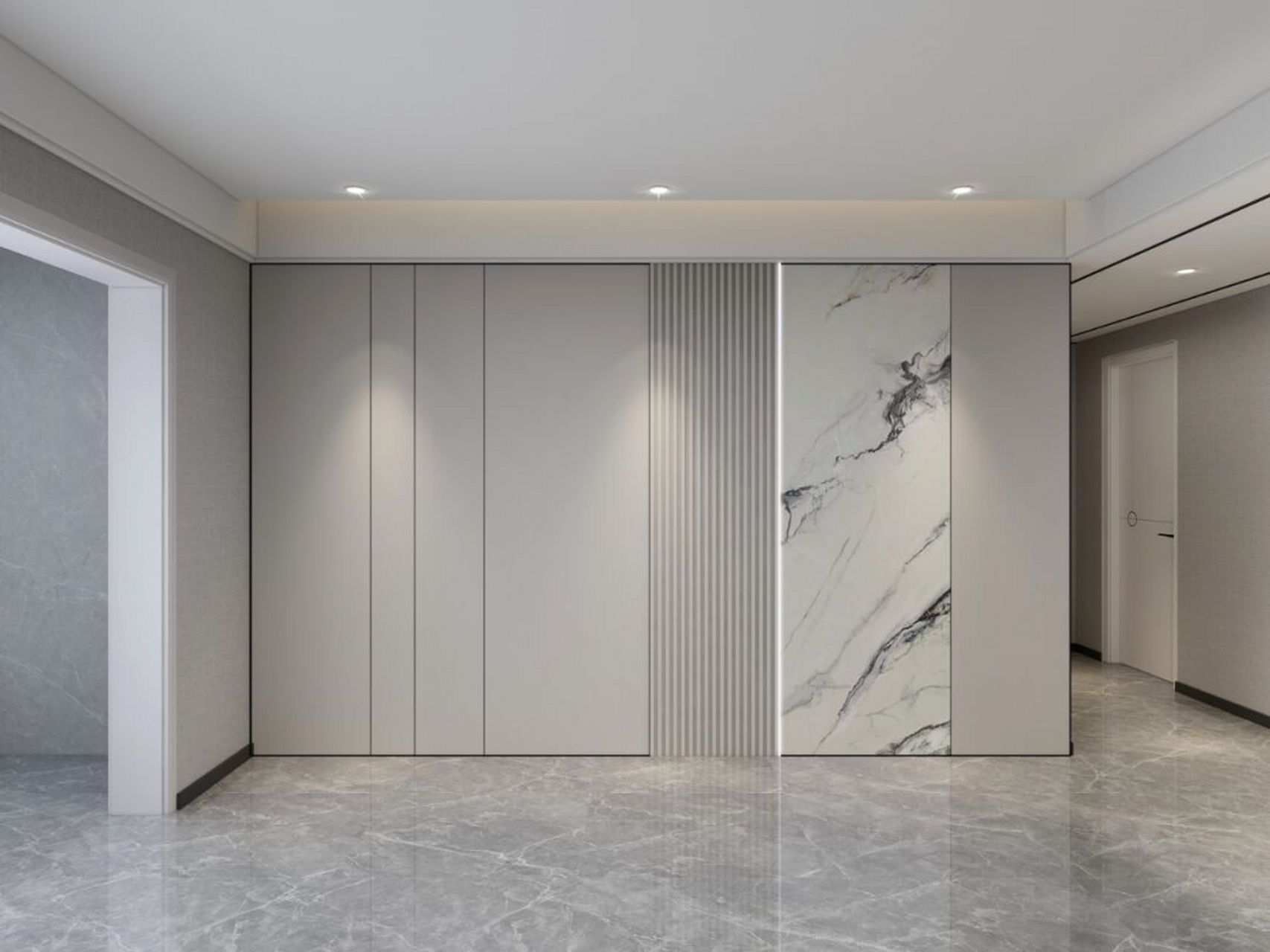 木饰面背景墙设计图/附色号/尺寸图 今日份木饰面背景墙设计图 肤感木