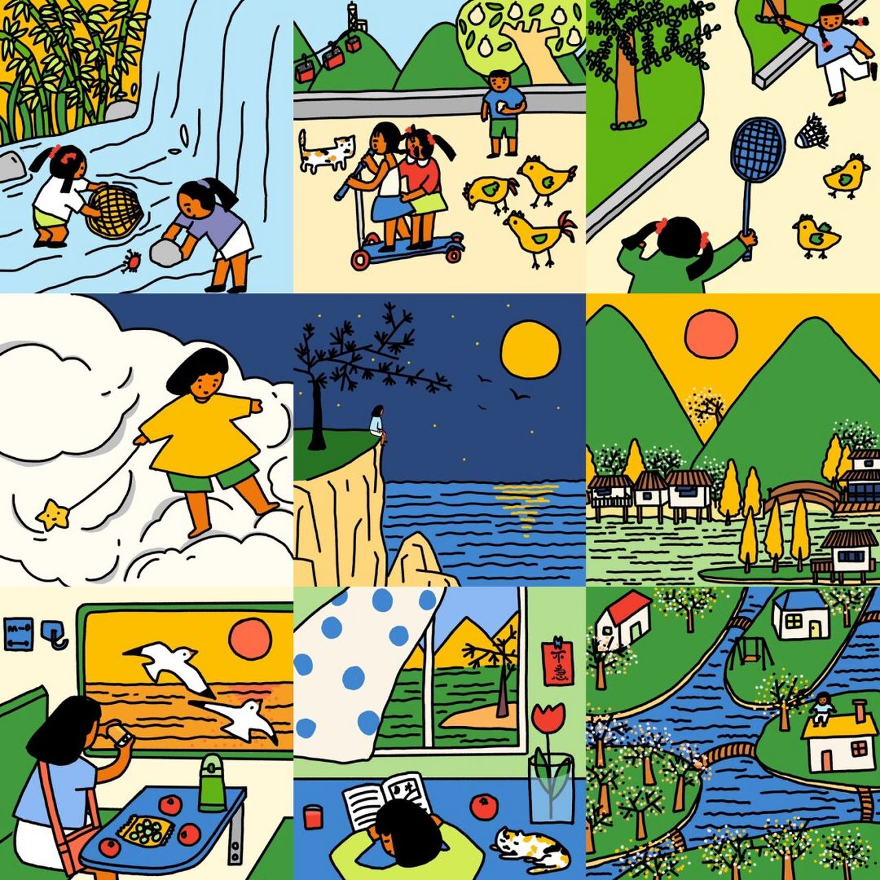 你说我画|100件开心的小事 想和大家一起收集100件