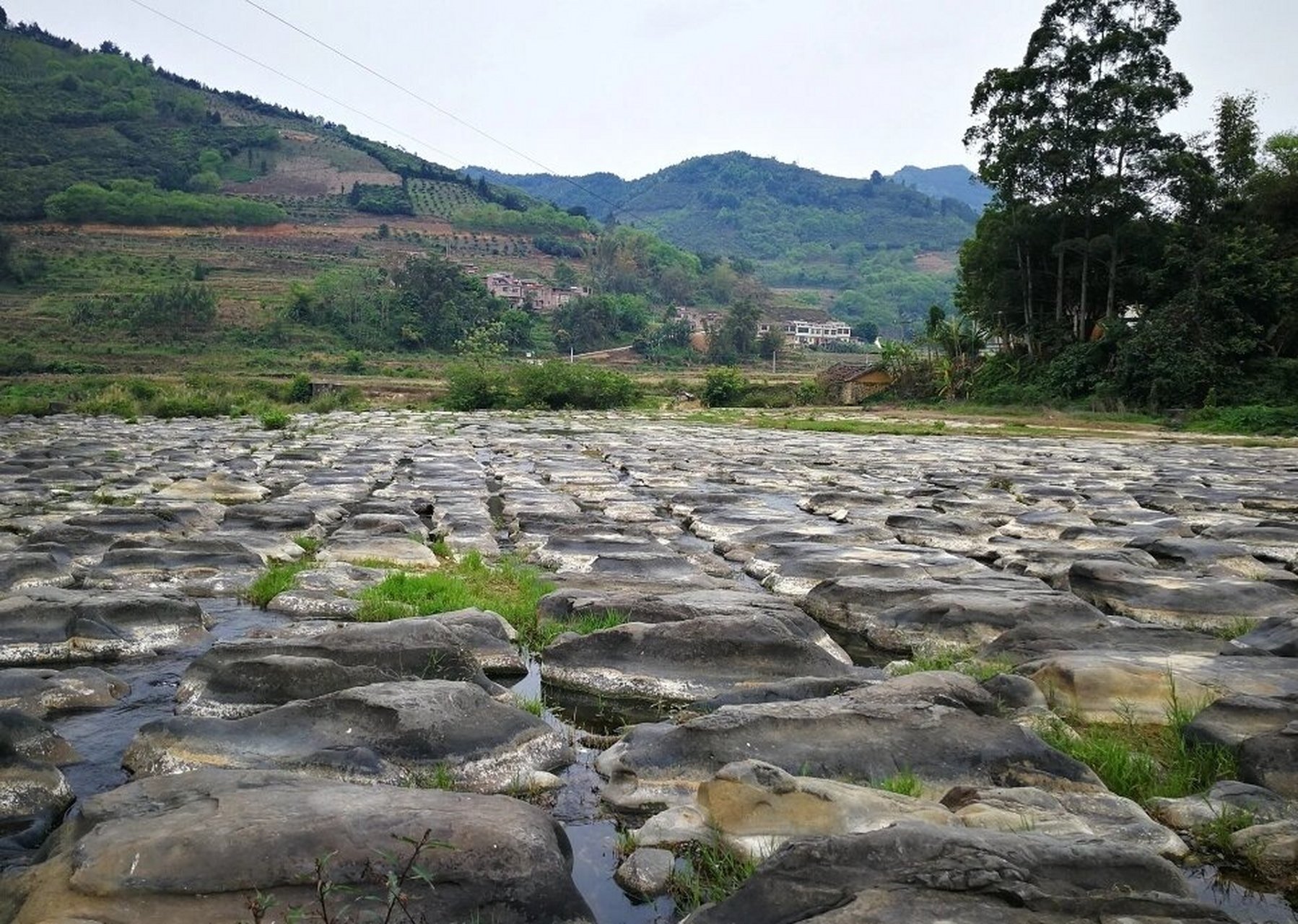 田东县风景 田东县 棋盘滩 龙须河 十里莲塘 百谷和高岭坡