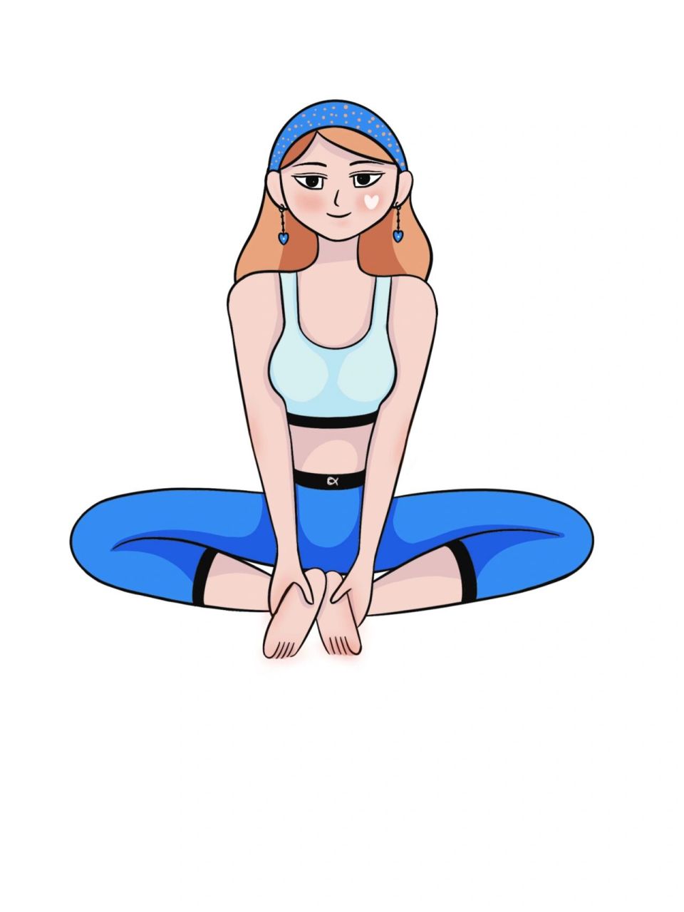 原创插画|瑜伽体式笔记—束角式 #瑜伽# #瑜伽插画# #瑜伽日常# #瑜伽