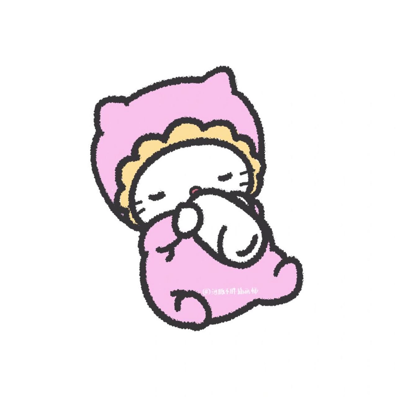 假如这是kitty酱的一生… #头像分享# #头像约稿# #头像# #kitty