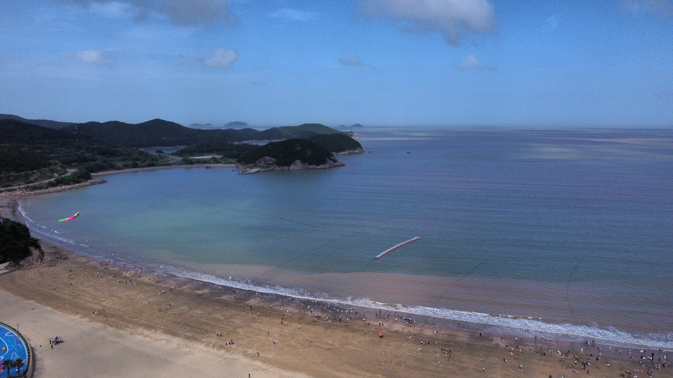 亚运沙排馆】#美丽宁波##连通区县##亚运会# 宁波象山东海半边山是集