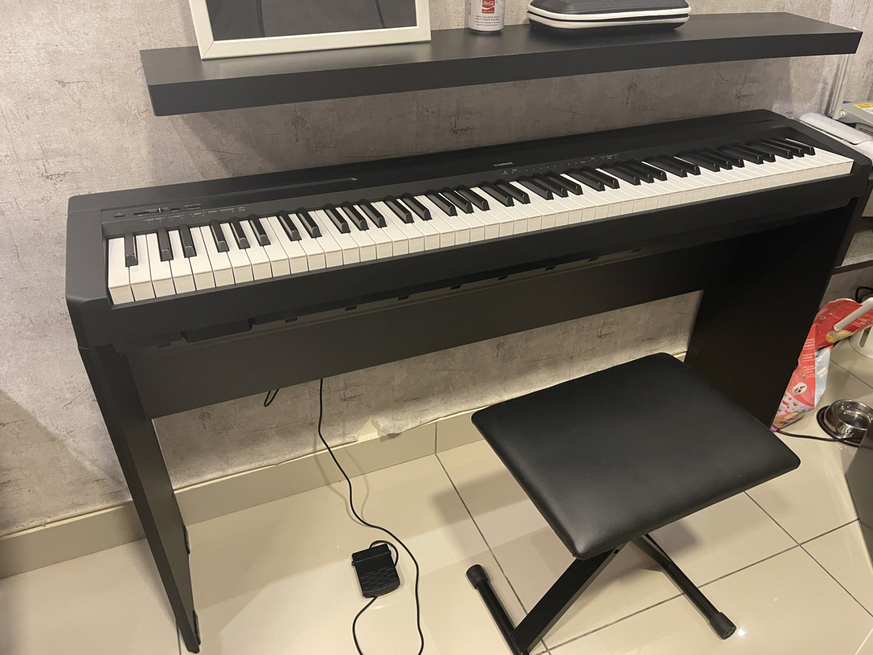 9890出二手闲置yamaha电钢琴 出闲置电钢琴 yamaha p45 没有用