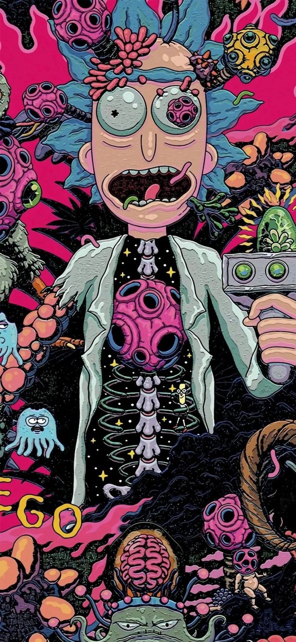 瑞克和莫蒂壁纸分享 图侵删