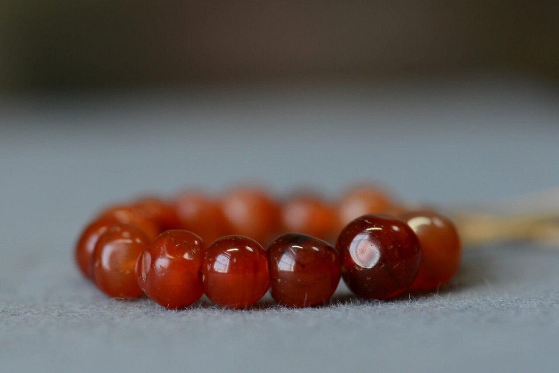 一串从辽金到清代都有的老玛瑙小珠子 #古董首饰# #玛瑙# #老玛瑙珠子