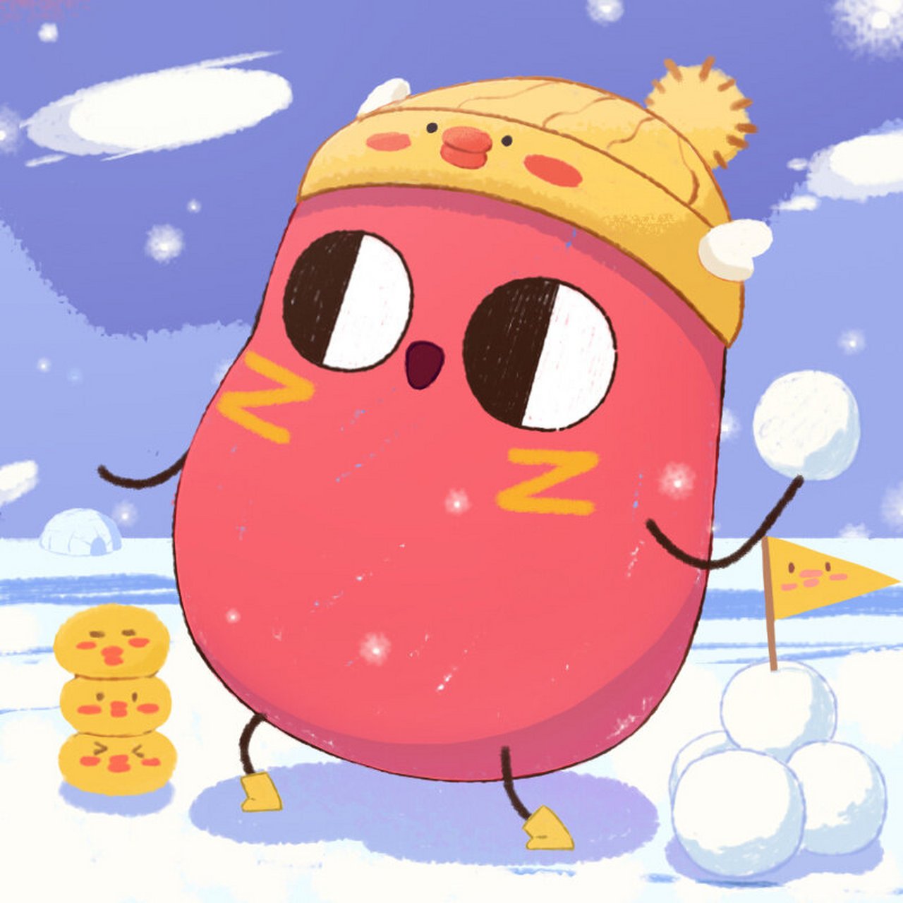 红小豆头像|是紫蓝色系的头像诶 每次休假我都会去找勋仔玩 假期诶!