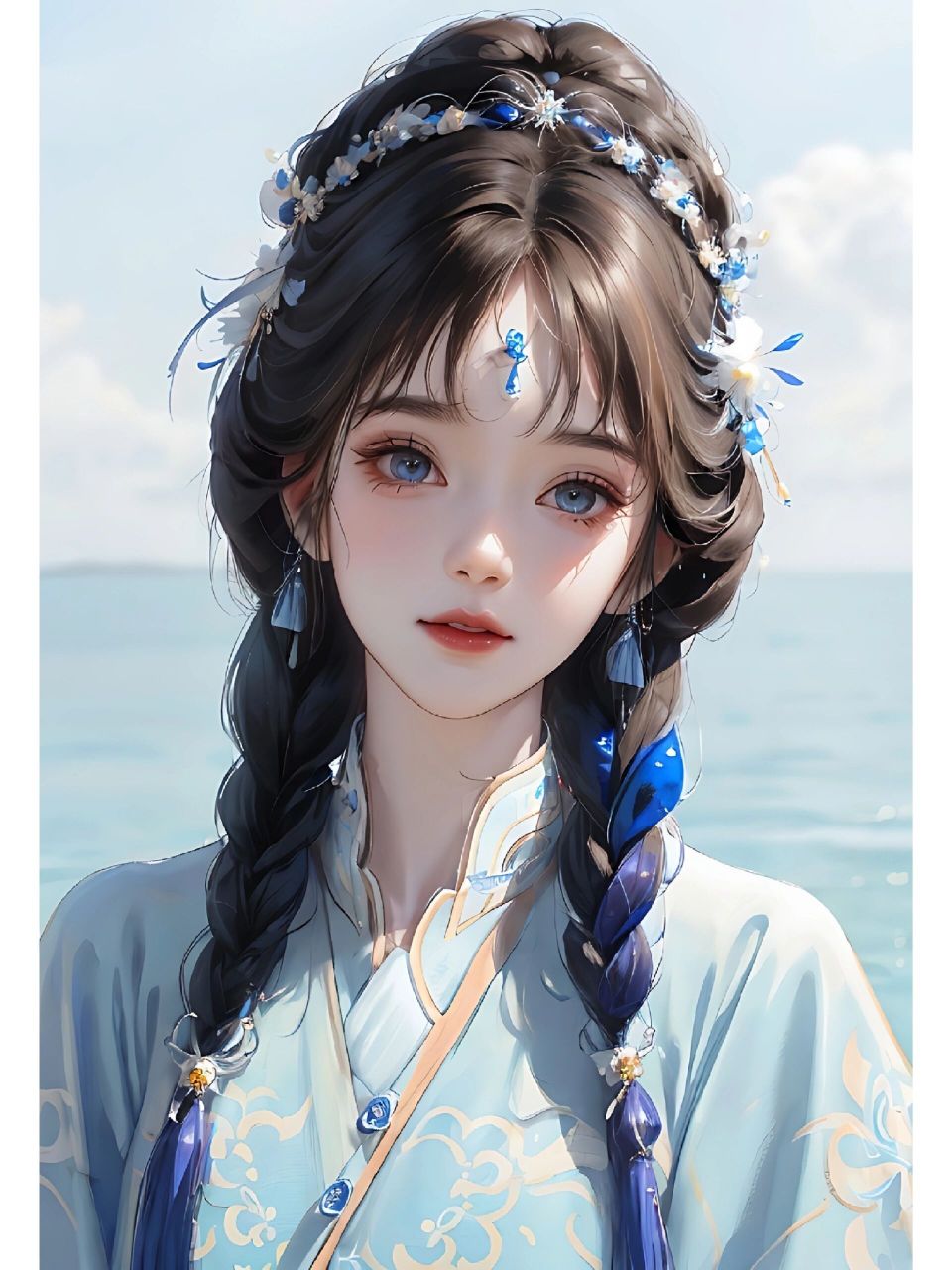 ai古风美女头像/壁纸