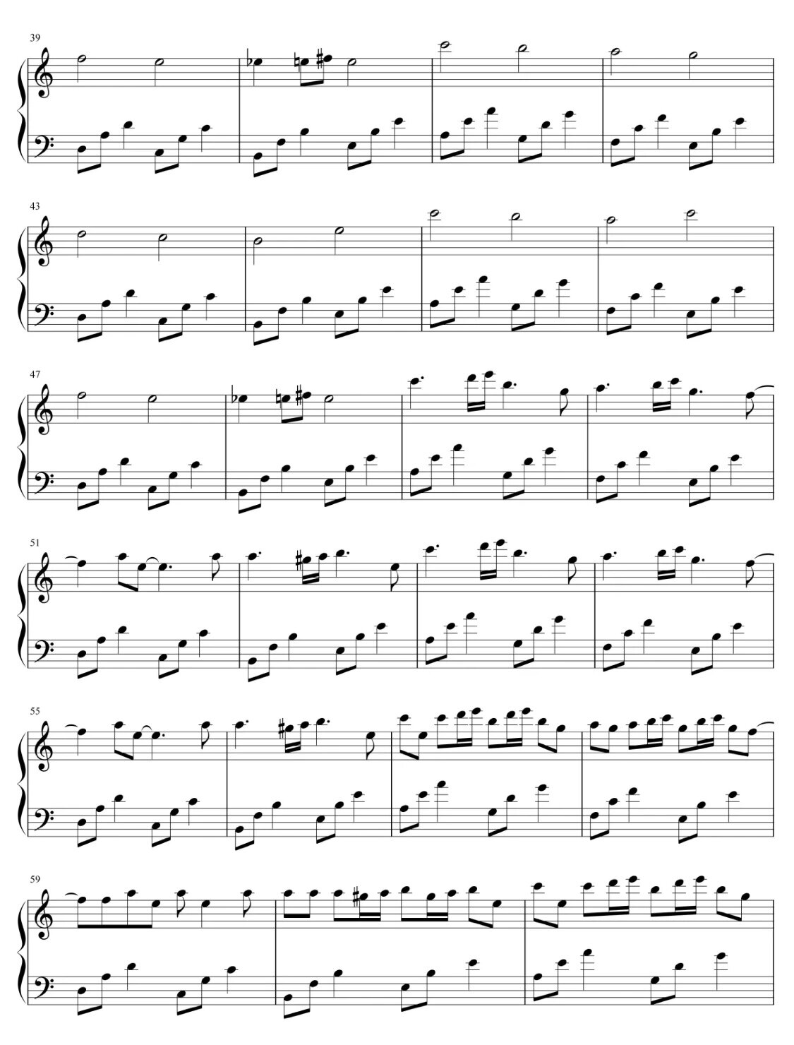 世界上最治愈空灵音乐之一《tassel 》钢琴谱