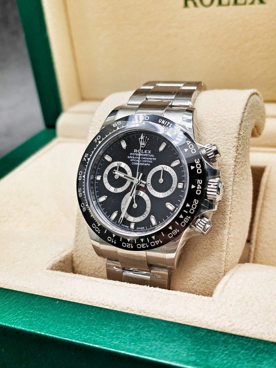 全🆕劳力士钢款迪通拿黑钢迪 劳力士116500黑钢迪 国行23年10月未