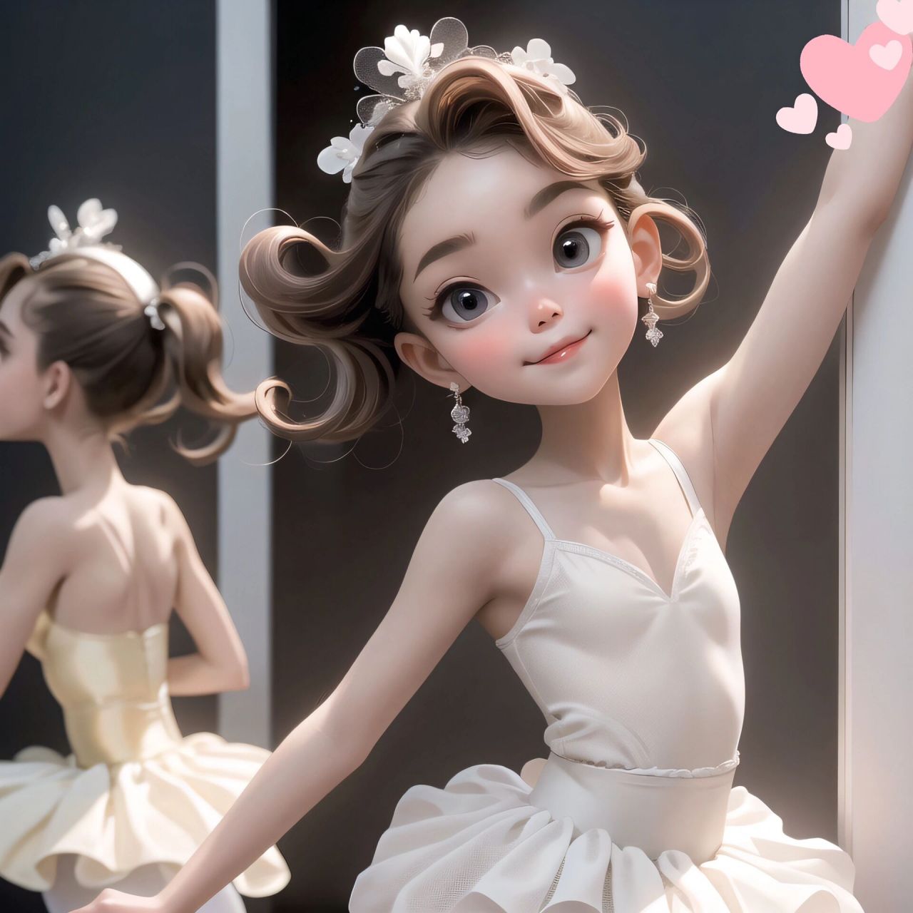 芭蕾02舞者系列95|女生头像94迪士尼公主风 举手投足的优雅