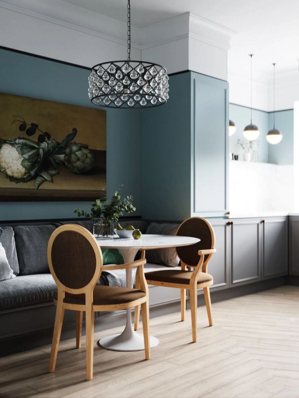 玩转拼色橱柜～高颜值厨房77收纳c位出道 这个高颜值厨房真的一眼就