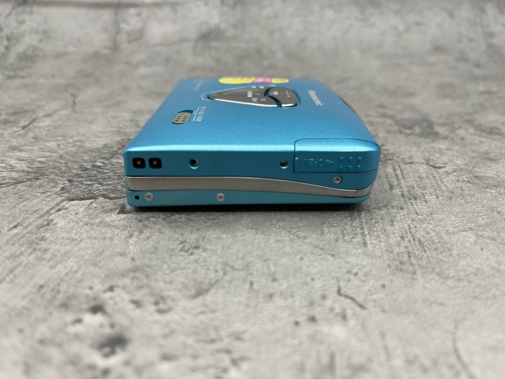 松下磁带机随身听 rq-s30 天蓝色 全套带盒 松下磁带机随身听 rq-s30