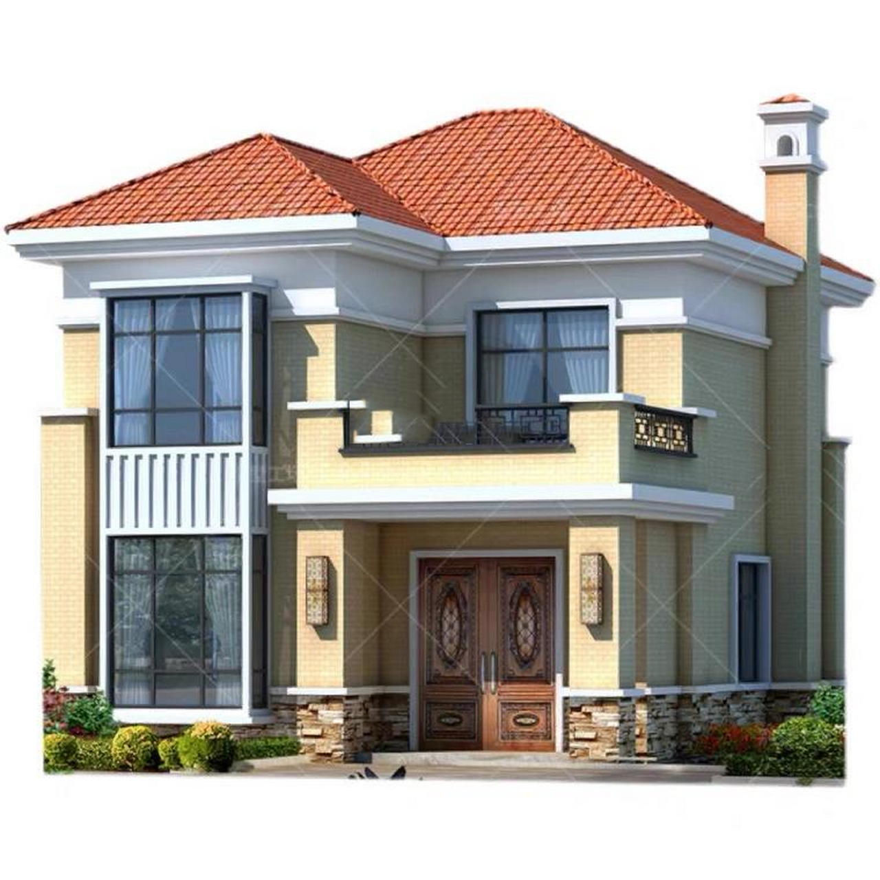 被问99的90平农村自建房图纸奉上6015 我家单层面积90左右,共