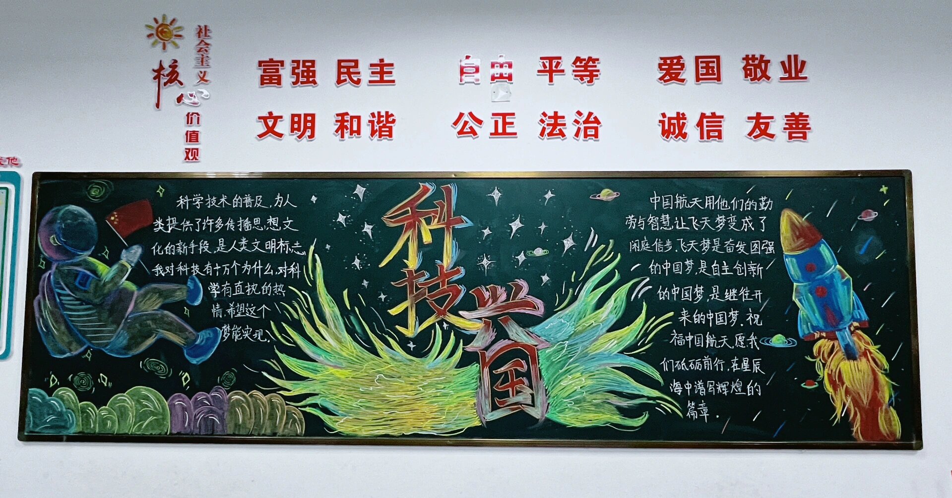 黑板报 科技主题