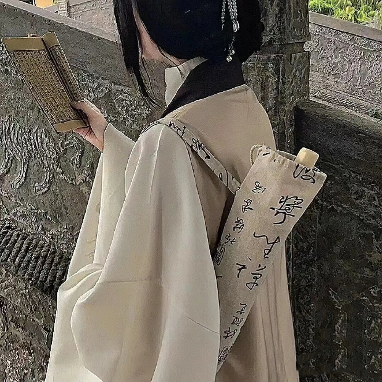 真人女生汉服头像