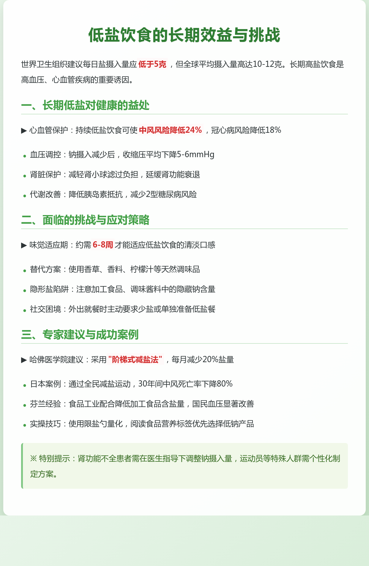 为什么医生不建议吃低钠盐