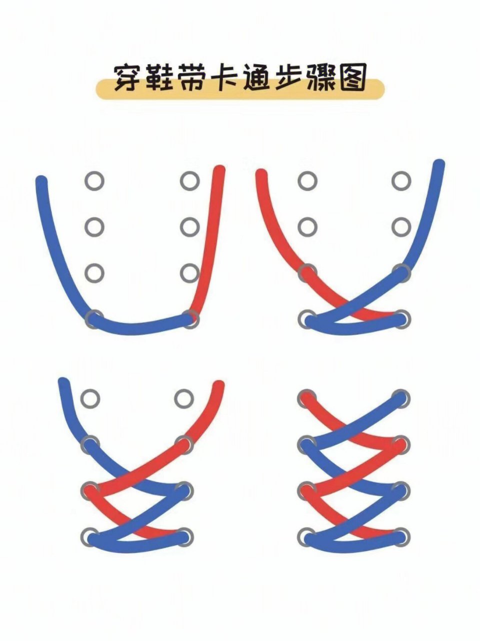 我会系鞋带绘画图片