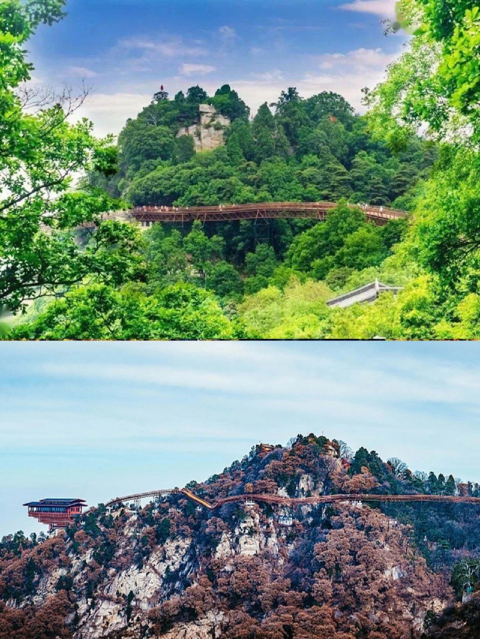 西安周边|少华山国家森林公园玻璃栈道一日 97少华山国家森林公园