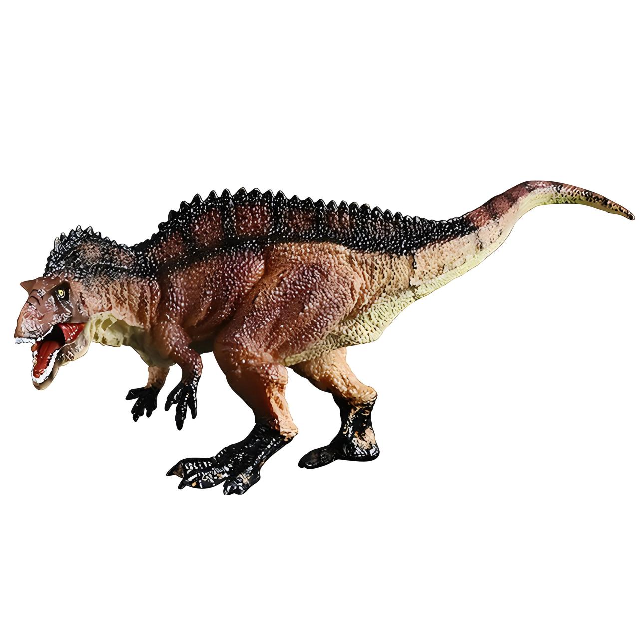 棘龙图片 棘龙体型巨大,长有长而尖锐的棘刺,从头到尾都覆盖着厚厚的