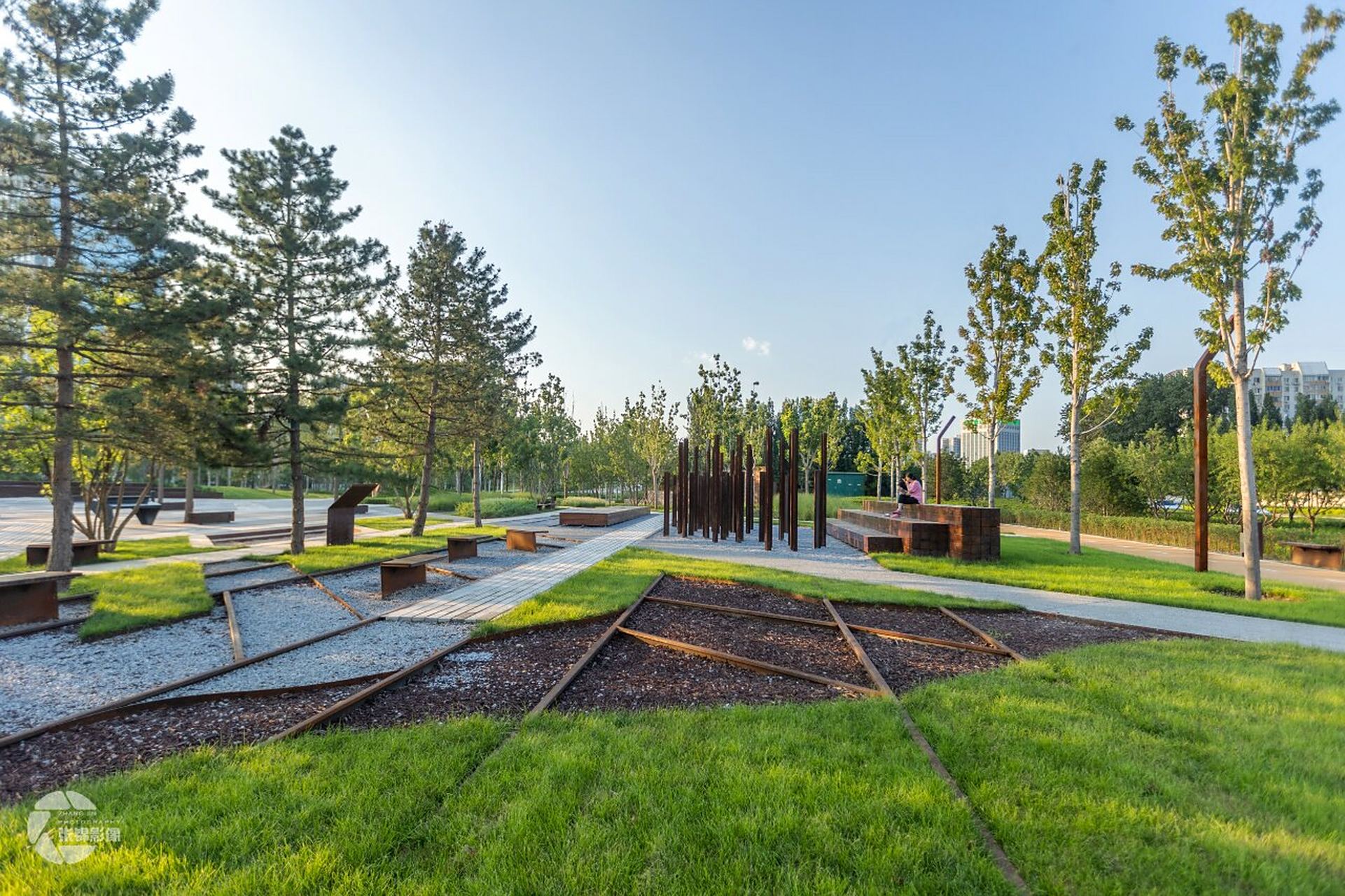 铁路更新丨京张铁路遗址公园—铁轨趣味花园  	 此节点为京张铁路遗址