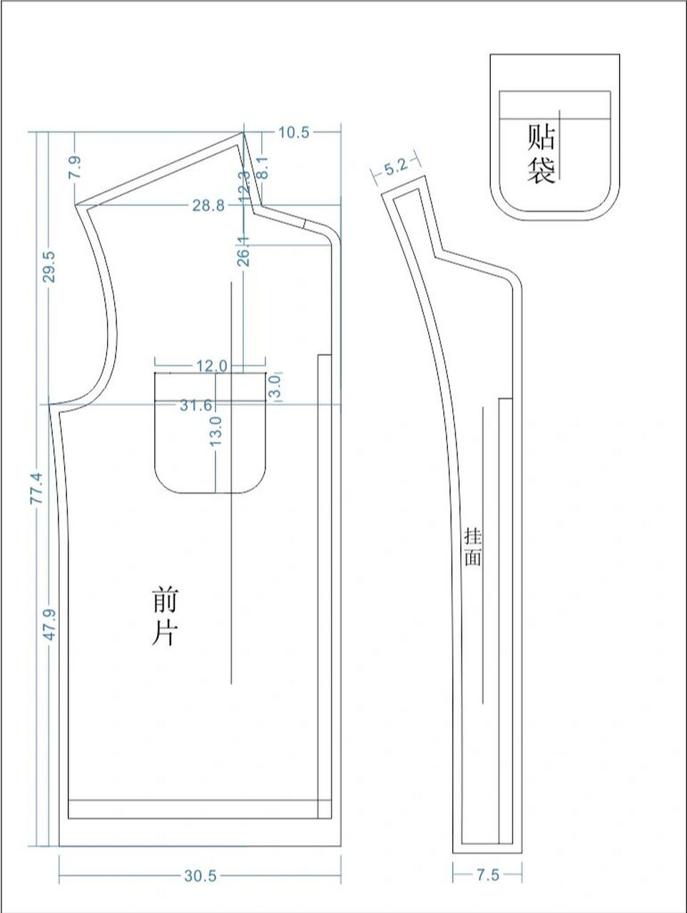 睡衣打版制图图片