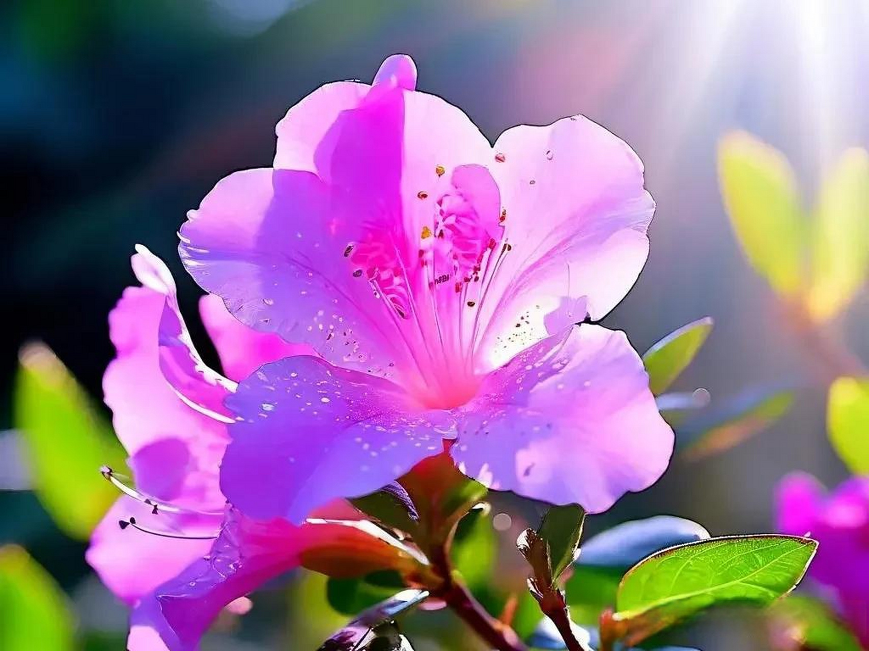 紫薇花开,夏日情长 在炎热的夏日里,紫薇花以其淡雅的紫色和细腻的