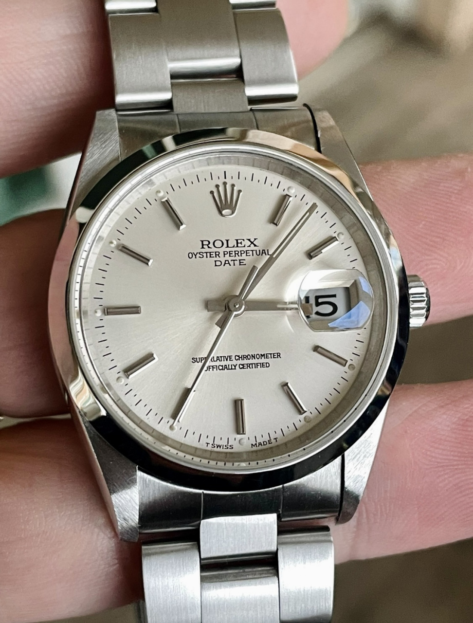 一张图把你打动的劳力士日志钢炮王|2w冒头 rolex 15200 34mm表径适合