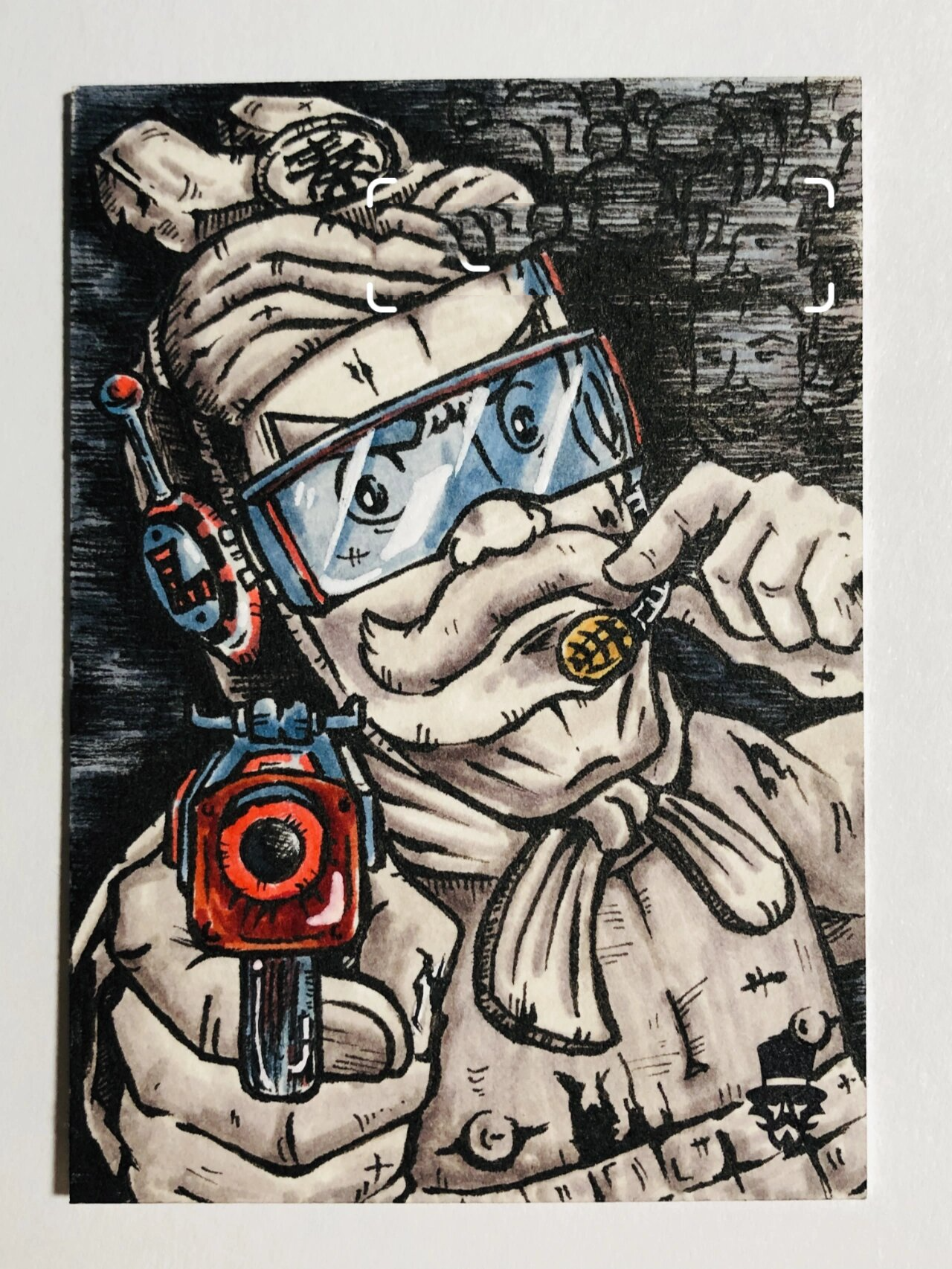 【原创手绘】回到未来-兵马俑系列 兵马俑未来战士三人组90