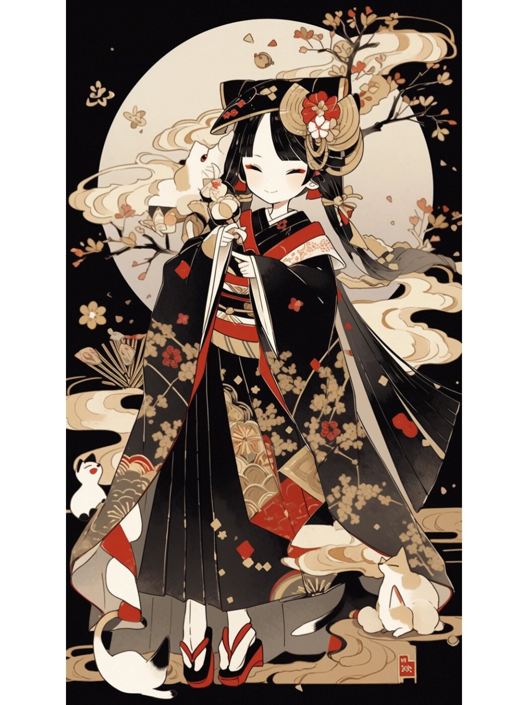 和服艺伎花魁服装