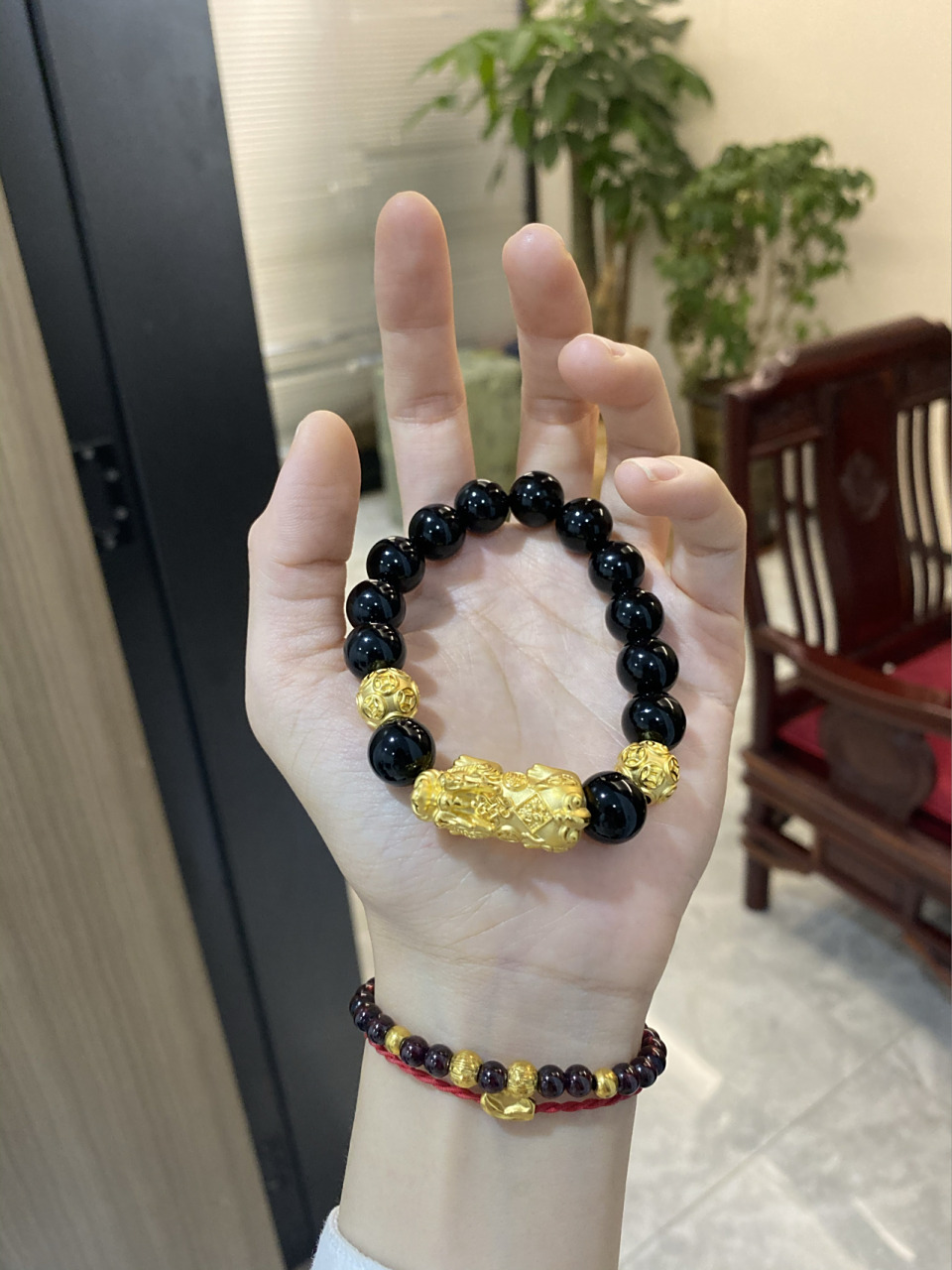 男士貔貅手串.金重6克左右