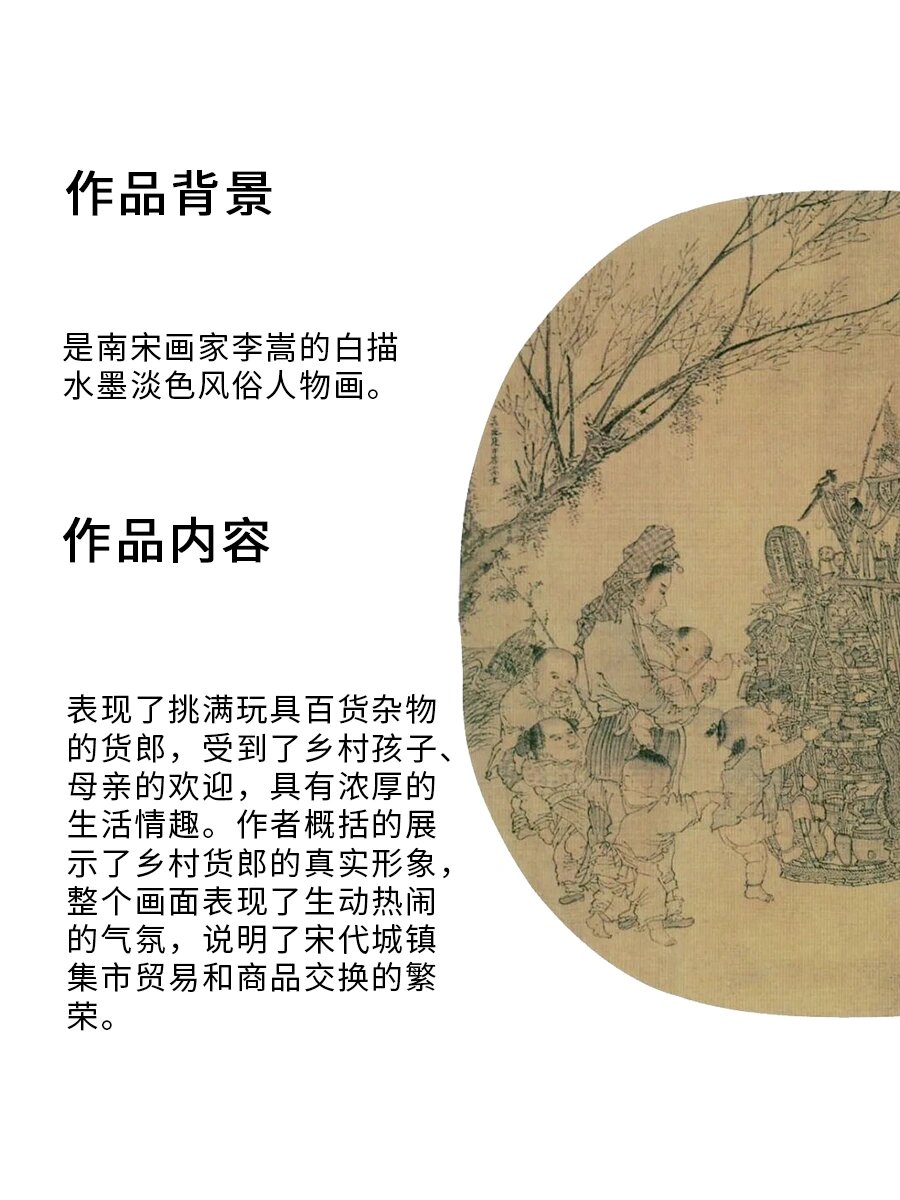 美术联考必知作品|vol.4市担婴戏图