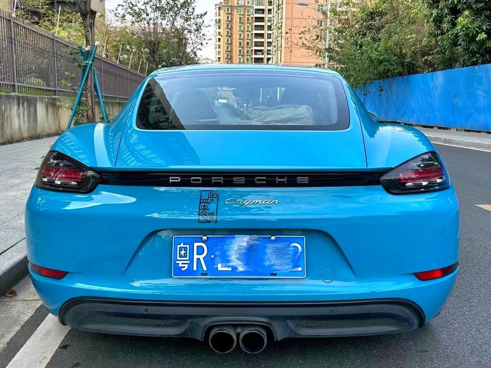 18年6月 保时捷 718 cayman 20t 两门两座硬顶跑车 迈阿密