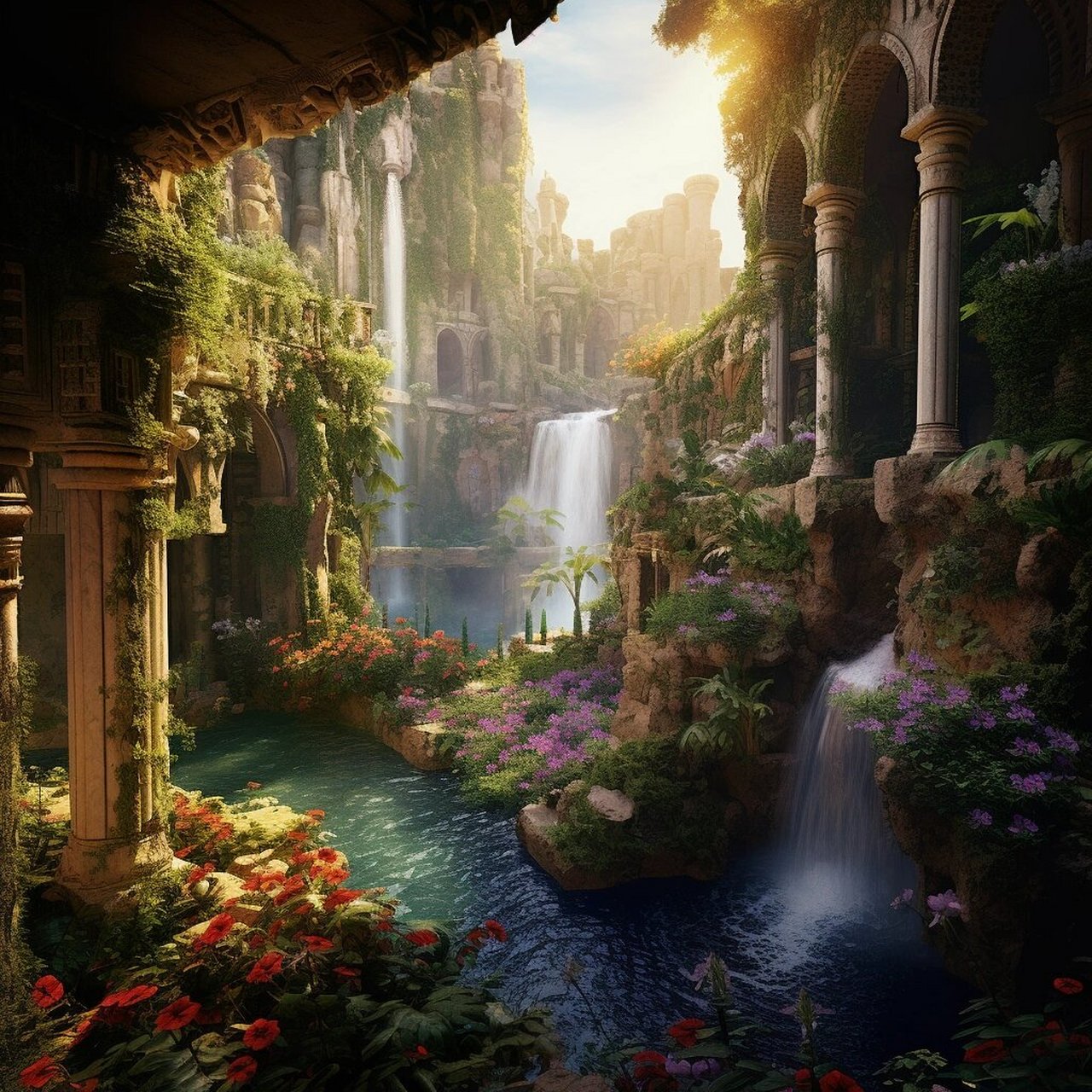 古巴比伦空中花园 巴比伦空中花园是一座古代巴比伦城市的传说中的