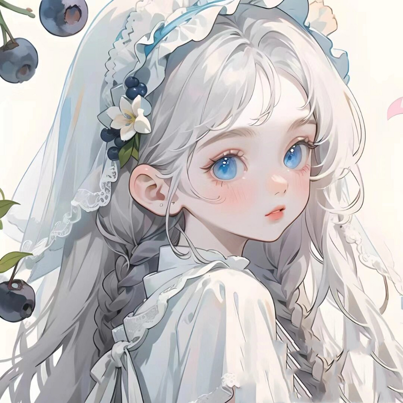 蓝莓拟人的小仙气