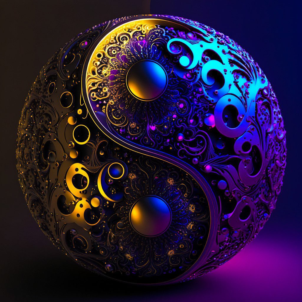 乾坤阴阳太极图 2023时来运转