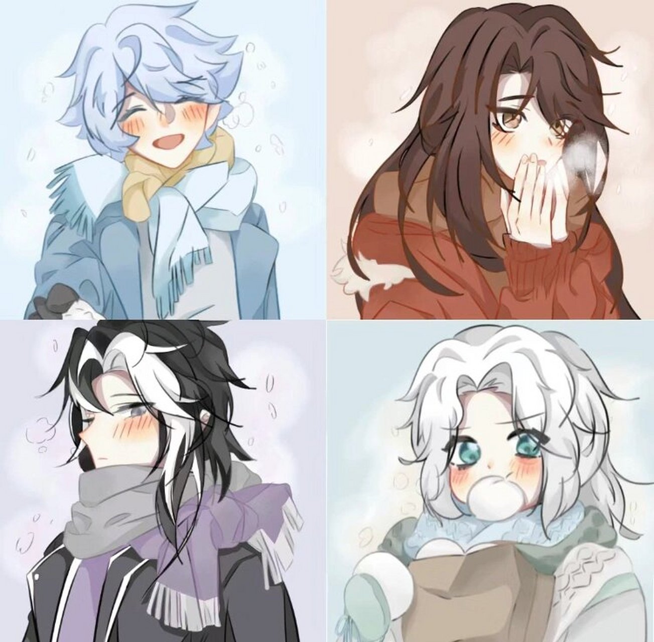 稷下f4(3)策瑜专场 画师是.工作中～ 拖更好几天了才想起来发sorry