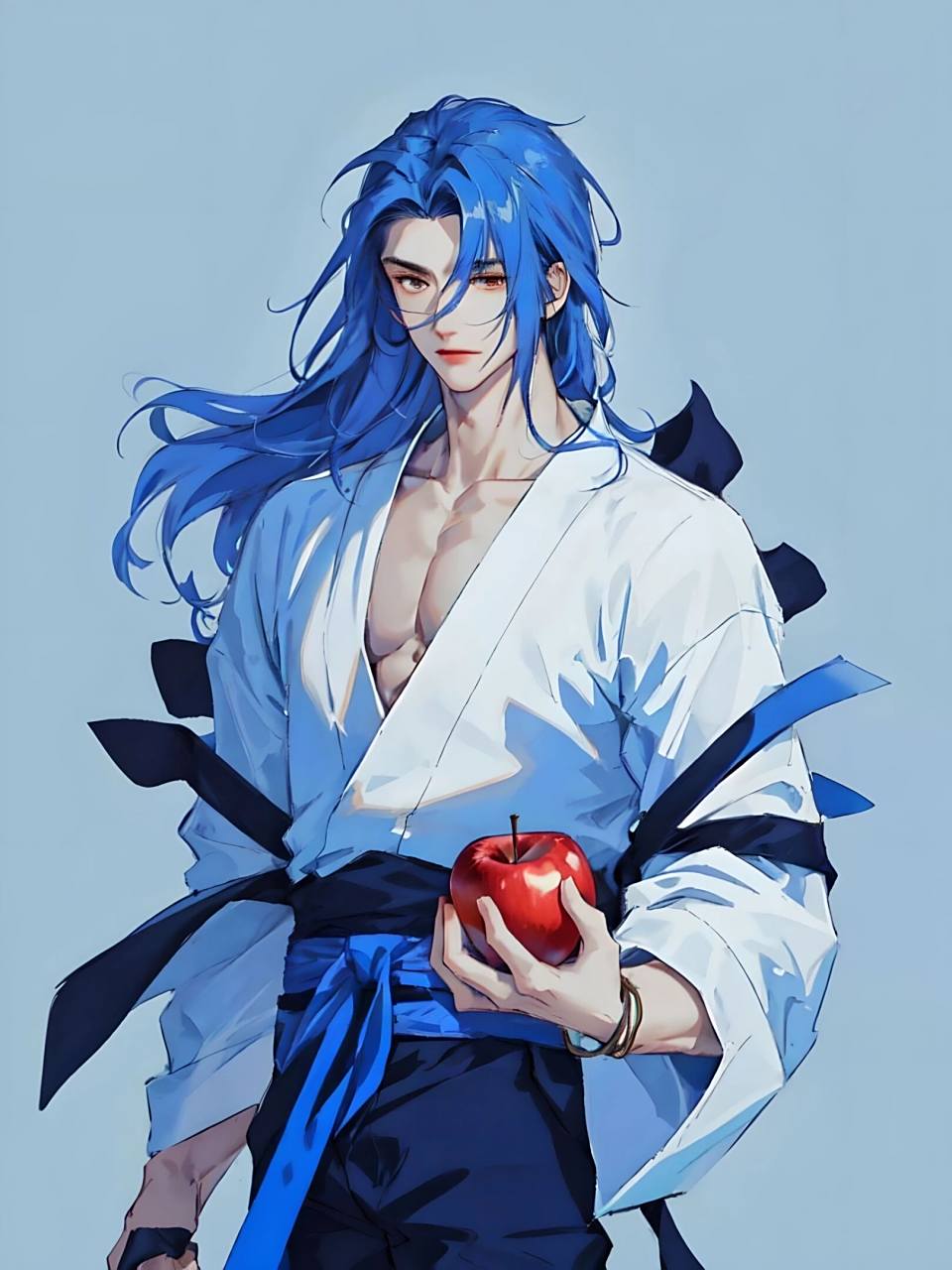 橘右京全皮9296头像壁纸分享 07君が为夜空に背き小草中,月に照