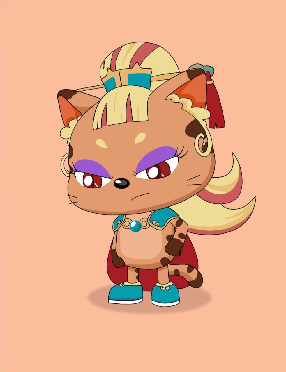 打卡喜羊羊与灰太狼12明日女王(含线稿)