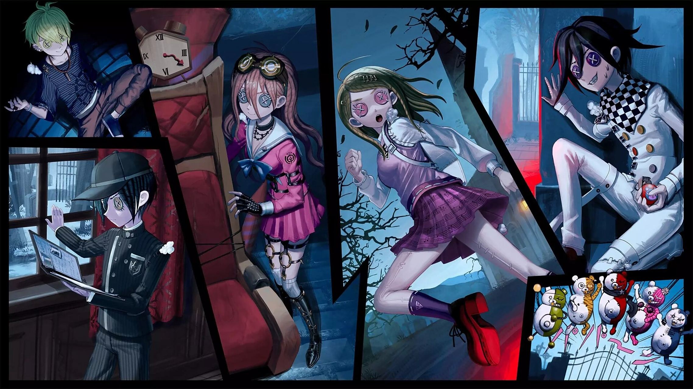 v3联动贺图 #第五人格# #弹丸论破# #弹丸论破v3# #最原终一# #王马小