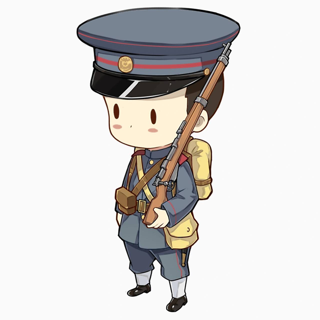 q版新军 q版的新建陆军,大清1905式军服,也是中国历史上非常具有代表