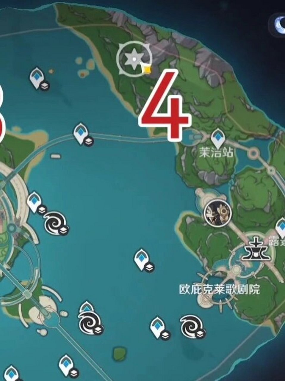 原神4.0地灵龛位置攻略    4.