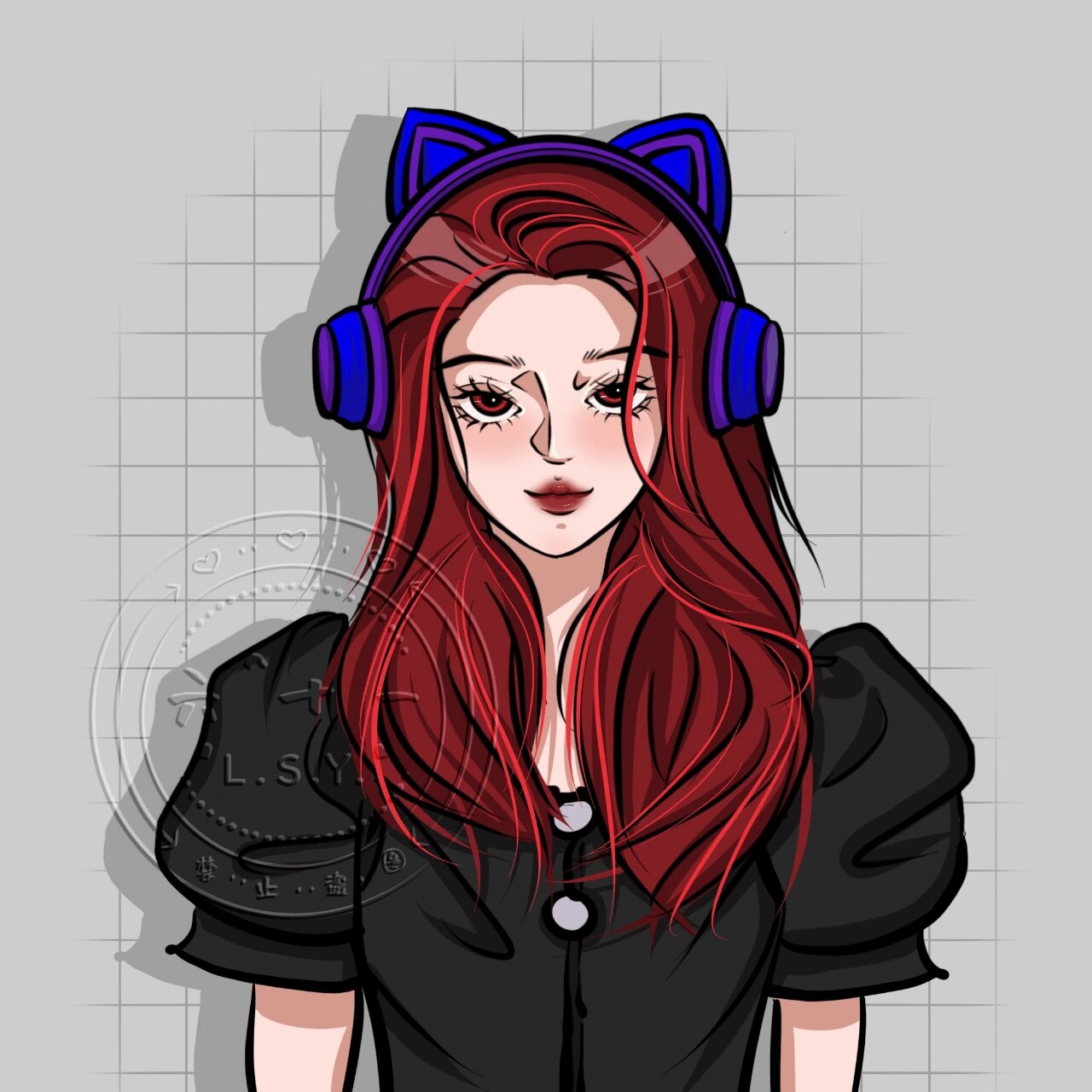 朋克风头像 | 会有人因为是你而爱你