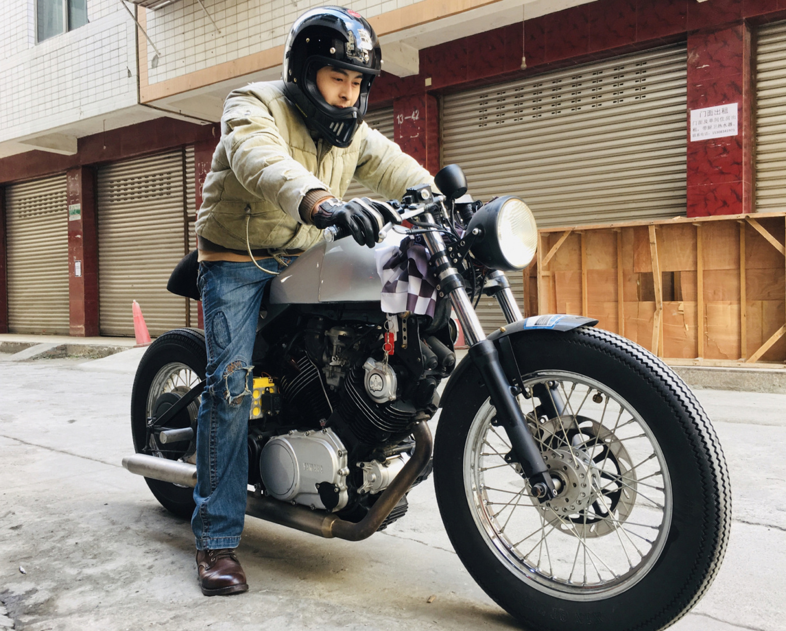 雅马哈天王750 #蜀匠公社机车俱乐部#复古摩托车#摩托车机车改装#复古