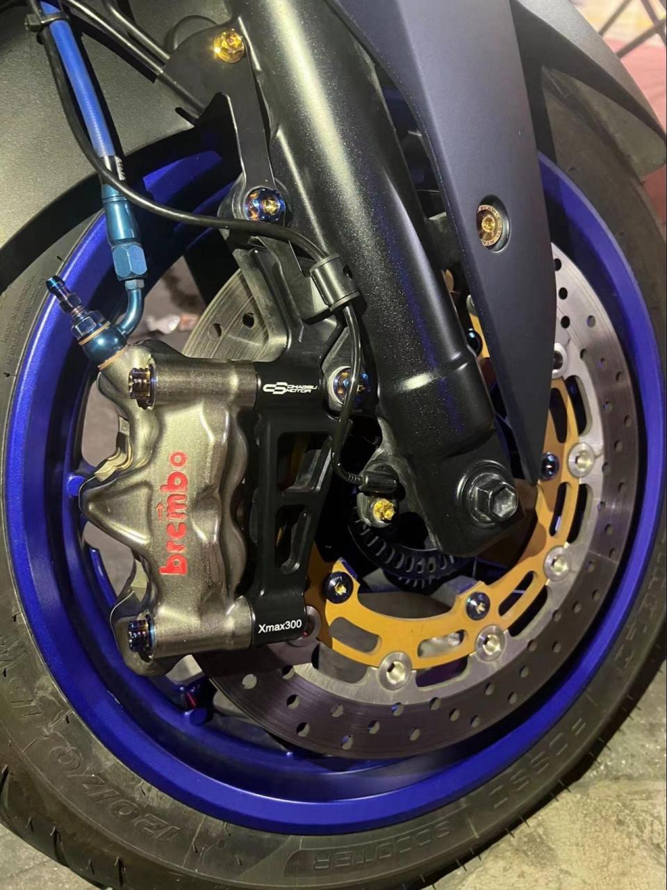 雅马哈xmax300 xmax300改装 改装升级 佛沙350 凱昂出品