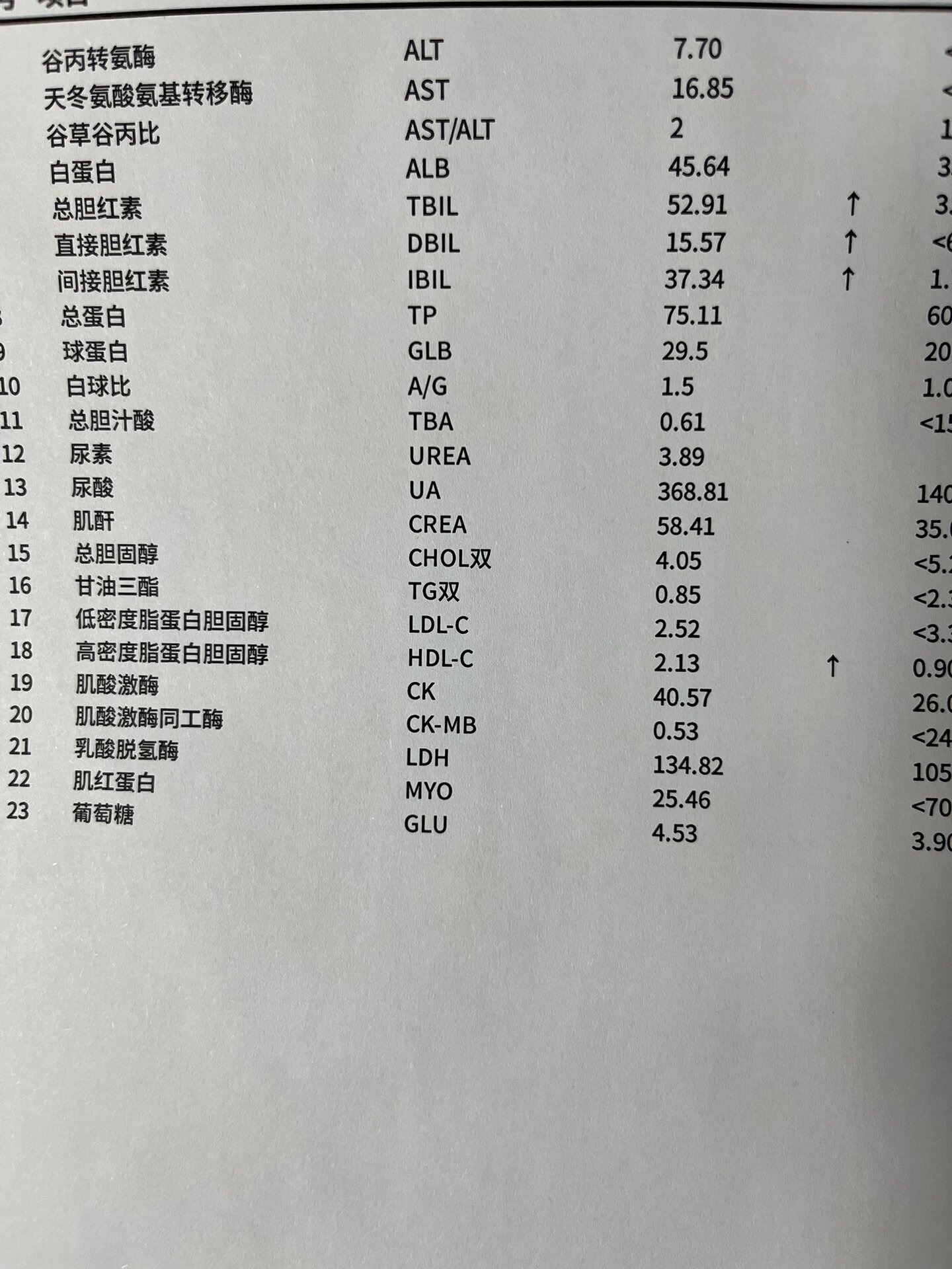 三项胆红素高,其他正常