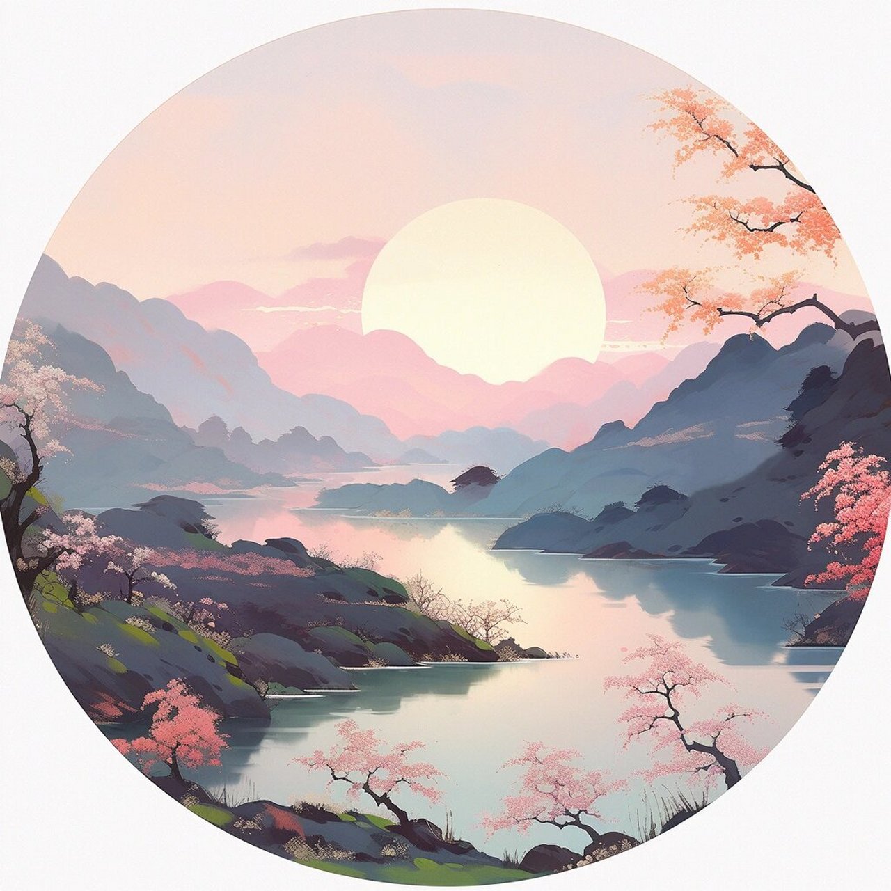 日出江花红胜火 早安☀️